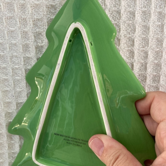 Boston Warehouse Set of 3 Christmas Tree Dishes - Picture 6 of 7